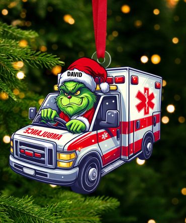 Personalized Gifts For Paramedic Ornament, How The Emt Saved Christmas 04Qhtn081124