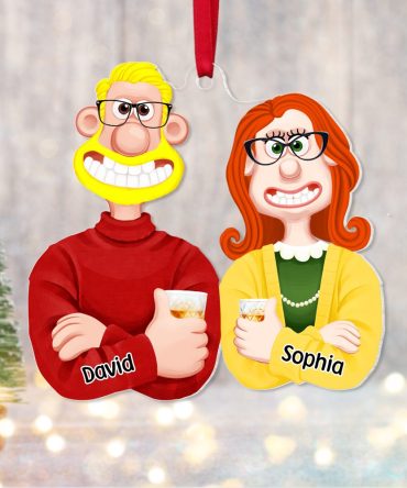 Personalized Gift For Couple Christmas Ornament 06Acpu121124Pa