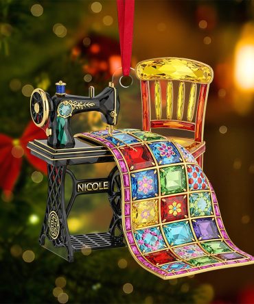 Sewing Machine Ornament - Personalized Gifts For Sewing Lovers 04Ohta150825