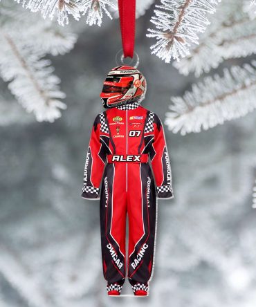 Personalized Christmas Gift For Racing Lover Ornament Racing Uniform Ornament 02Ohmh021024