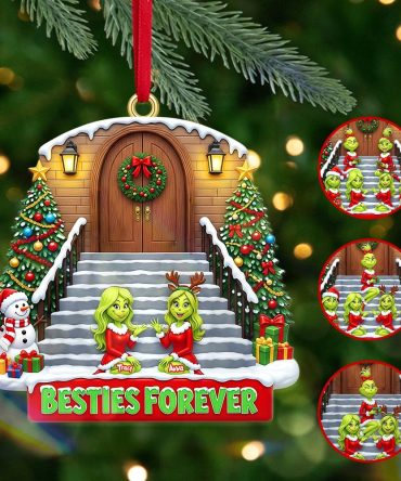 Personalized Gifts For Bestie, Christmas Acrylic Ornament 01Tomg190925