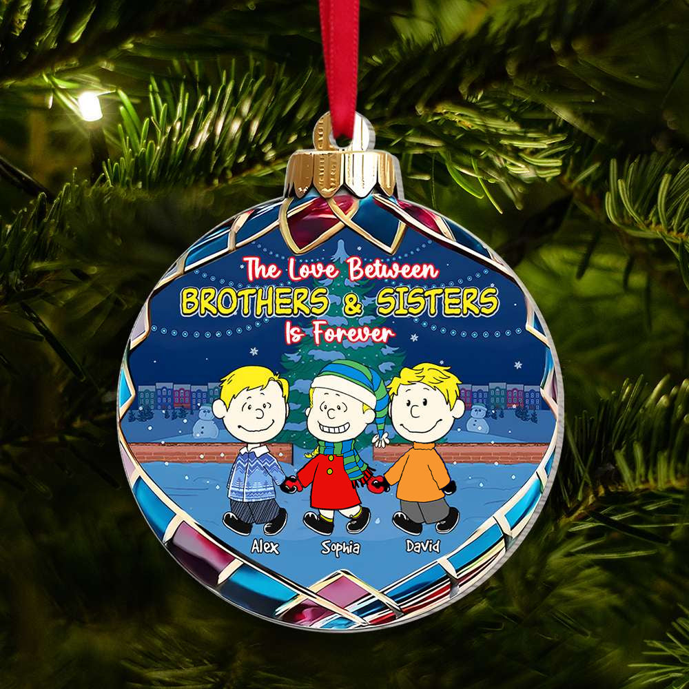 Personalized Gifts For Brothers And Sisters Christmas Ornament 031Ohmh161124Da