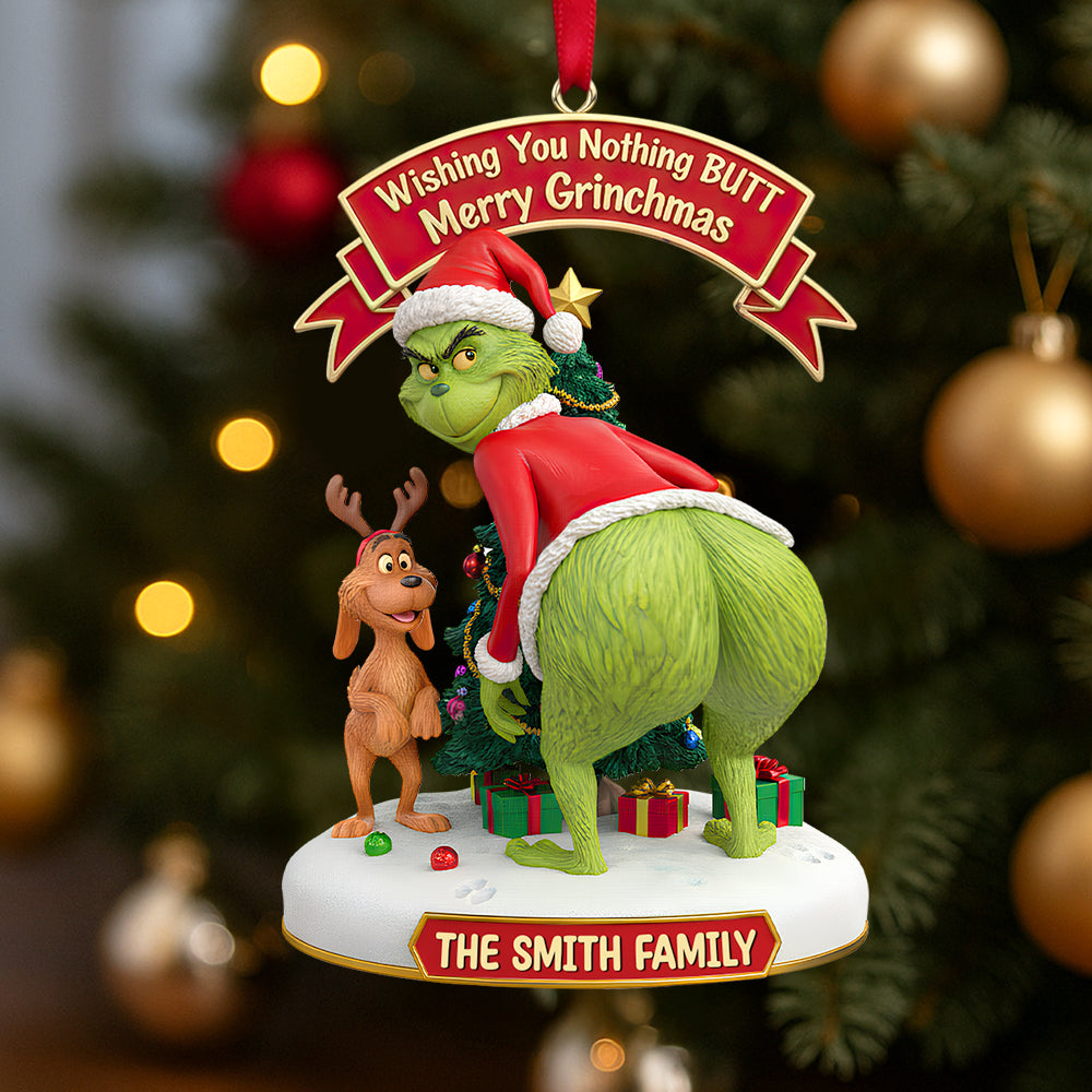 Personalized Gifts For Family Christmas Ornament 04Hutn031025
