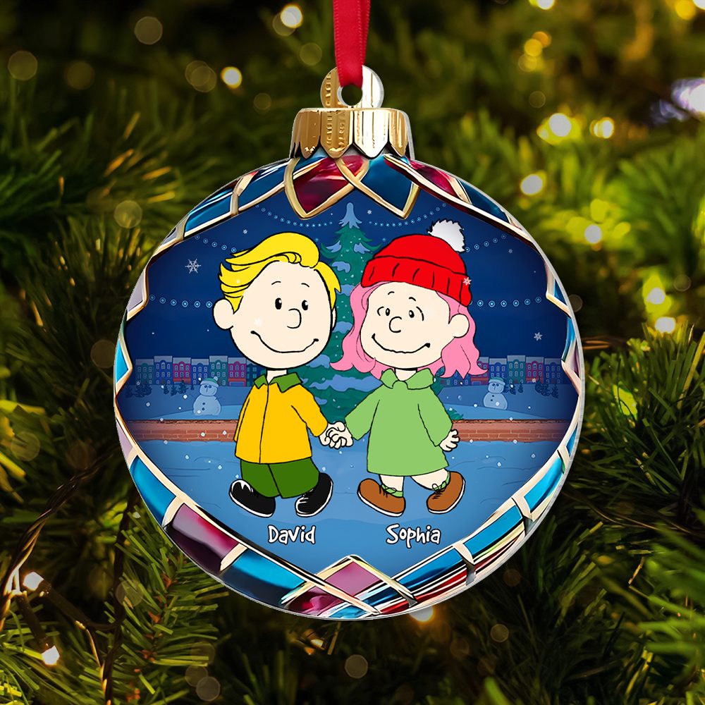 Personalized Gifts For Couple Christmas Ornament 01Ohpu121124Hh