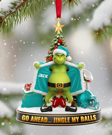 Green Monster Sport Ornament - Personalized Gift For Sport Lover Christmas Ornament 04Ohtn211025