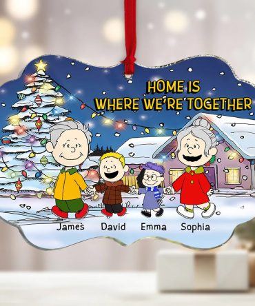 Personalized Gifts For Family, Family Holding Hands Ornament 03Todc050824Da