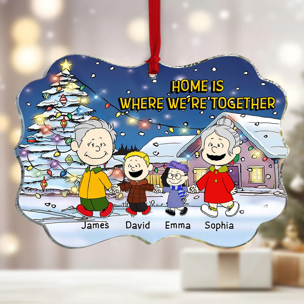 Personalized Gifts For Family, Family Holding Hands Ornament 03Todc050824Da