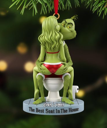 Personalized Gifts For Christmas, Funny Couple Acrylic Ornament 03Ohta271025