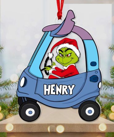 Personalized Gifts For Kids, Driving Truck Acrylic Ornamnent 02Kalu121124