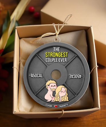 Personalized Gifts For Couple Christmas Naughty Couple Ornament 02Ohpu051124Hh
