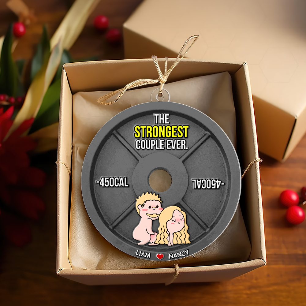 Personalized Gifts For Couple Christmas Naughty Couple Ornament 02Ohpu051124Hh