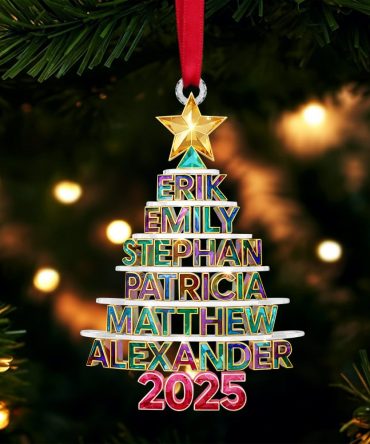 Christmas Tree Family Name Ornament Personalized Gifts For Family 03Nalu161025