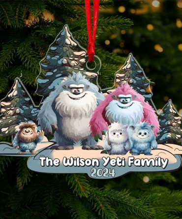 Personalized Christmas Gift For Family Ornament 02Kalu101024