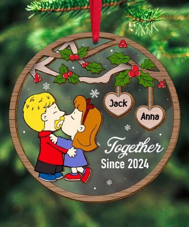 Personalized Gifts For Couple Christmas Ornament 04Katn130924Hg