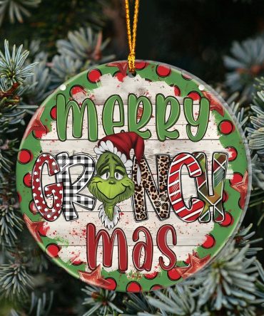 Merry Christmas - Stole Christmas Ornament Grinch Christmas Ornaments