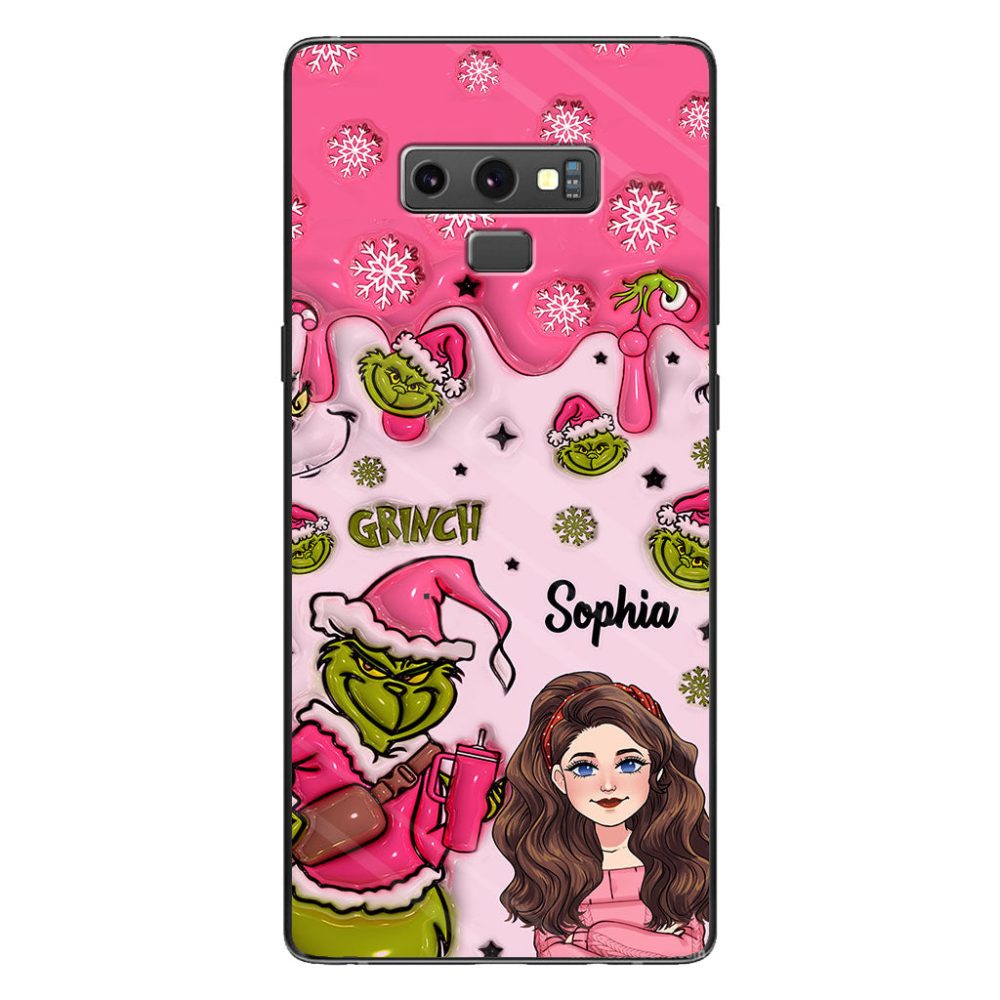 In My Grinch Era - Personalized Stole Christmas Phone Case Grinch Phone Case - Image 3