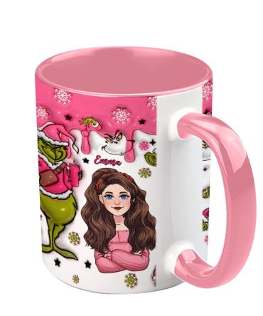 In My Grinch Era - Personalized Stole Christmas Accent Mug Grinch Accent Mug