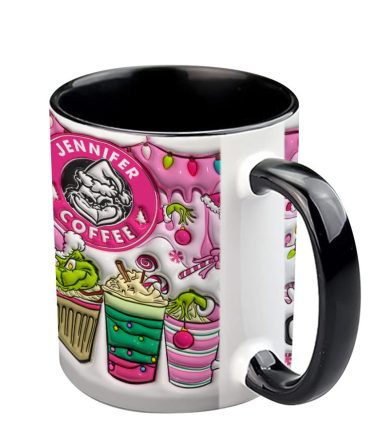 Grinchmas Coffee - Personalized Stole Christmas Accent Mug Grinch Accent Mug