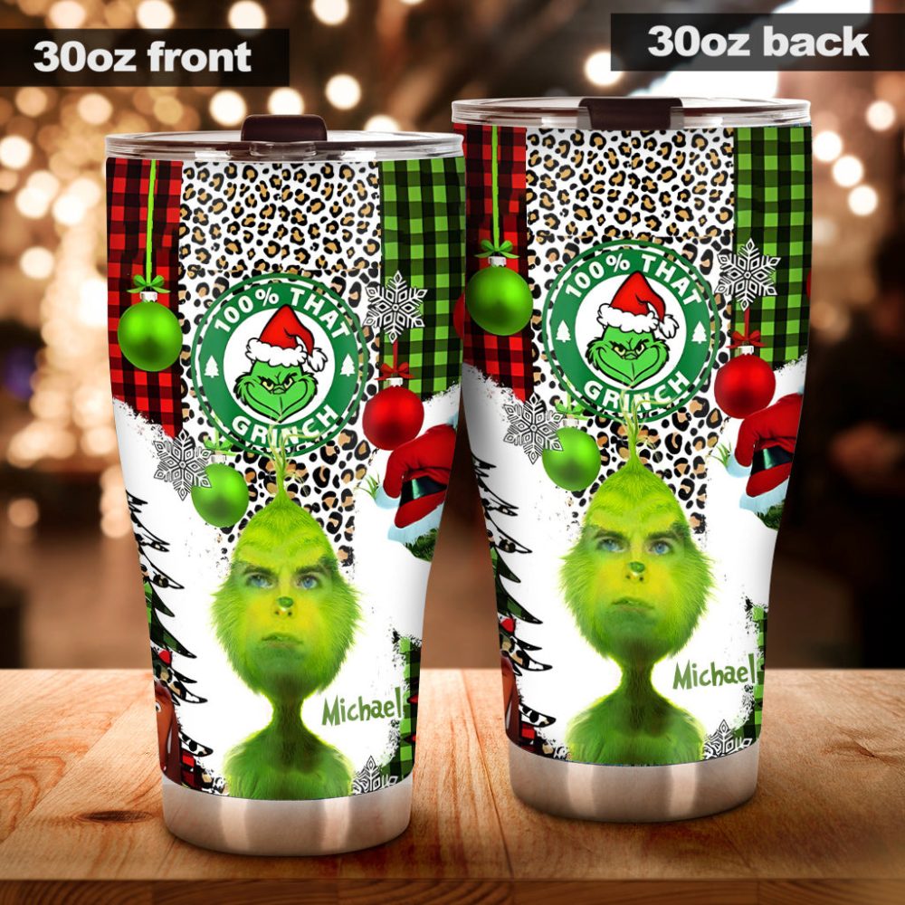 Merry Christmas - Personalized Stole Christmas Tumbler Grinch Tumbler, Grinch Lover Tumbler, Unique Grinch Tumbler, Custom Grinch Tumbler, Personalize - Image 4