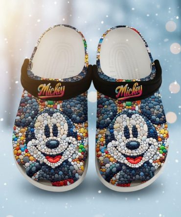 Mickey Mouse Face Crocs Style - Discover Comfort And Style Clog Shoes Unisex Clogs Garden Shoes