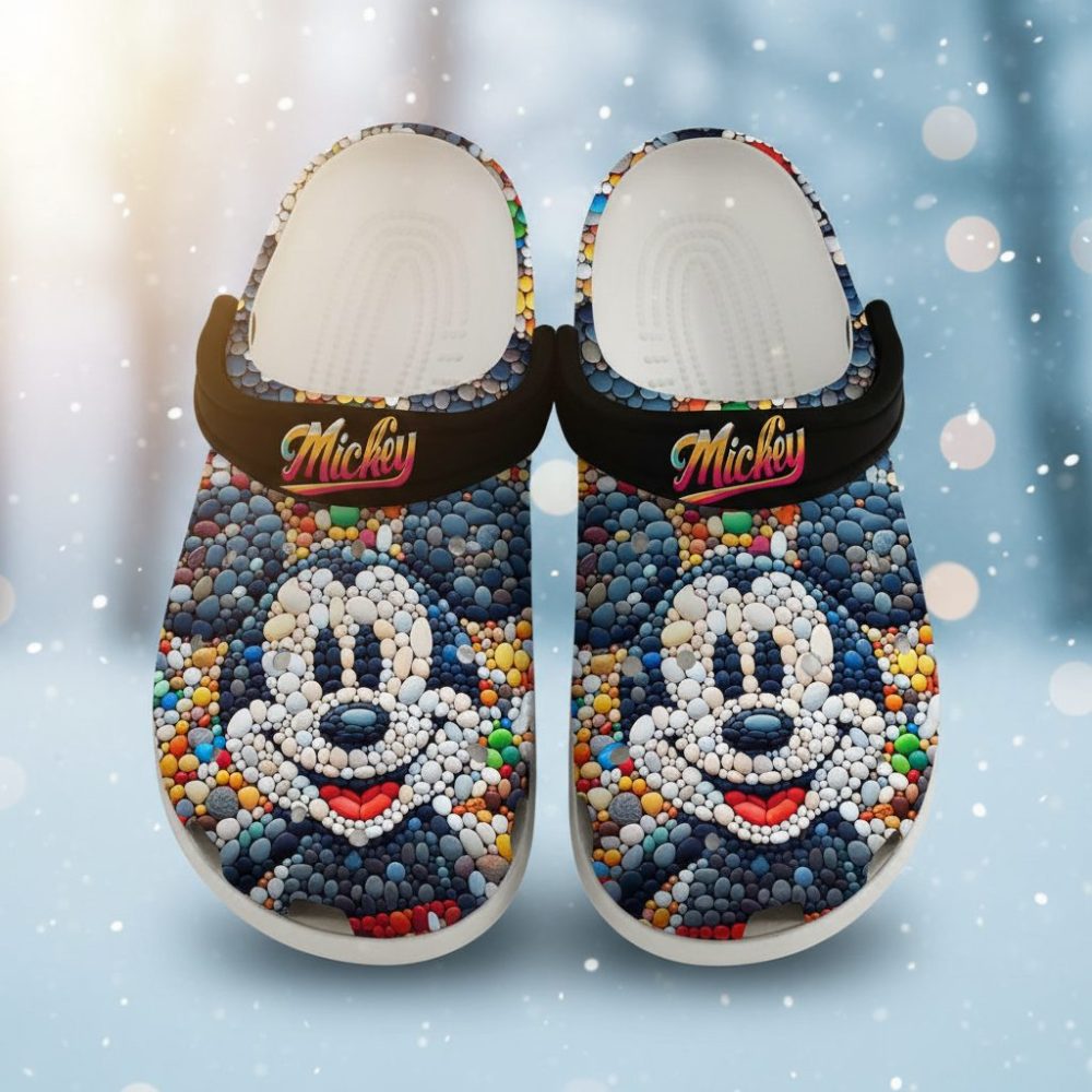 Mickey Mouse Face Crocs Style - Discover Comfort And Style Clog Shoes Unisex Clogs Garden Shoes