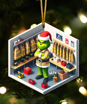 Personalized Gifts For Firefighter Christmas Ornament 02Ohmh131124