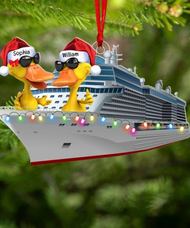 Personalized Gifts For Duck Lovers Christmas Ornament 05Qhqn300923 Cruising Duck