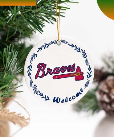Atlanta Braves  World Series Champions Christmas Ornament