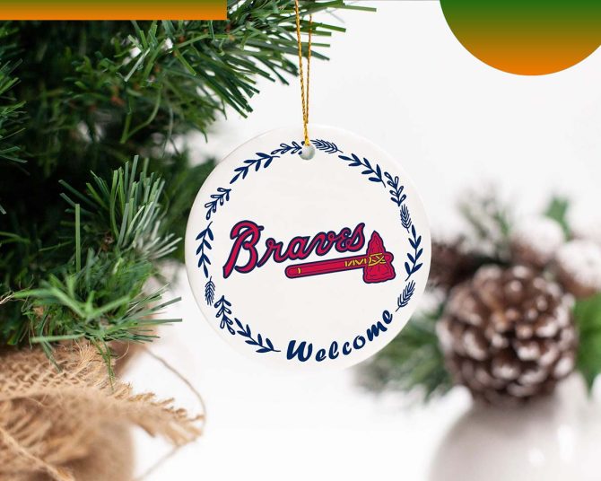 Atlanta Braves  World Series Champions Christmas Ornament