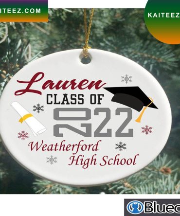 Personalized Class Of  Graduation Senior Year Christmas Ornament