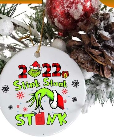 Stink Stank Grinch Christmas Ornament