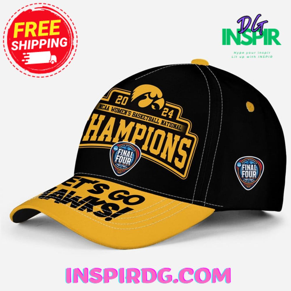 2024 Ncaa Women'S Basketball National Champions Let'S Go Hawks Cap - Image 2