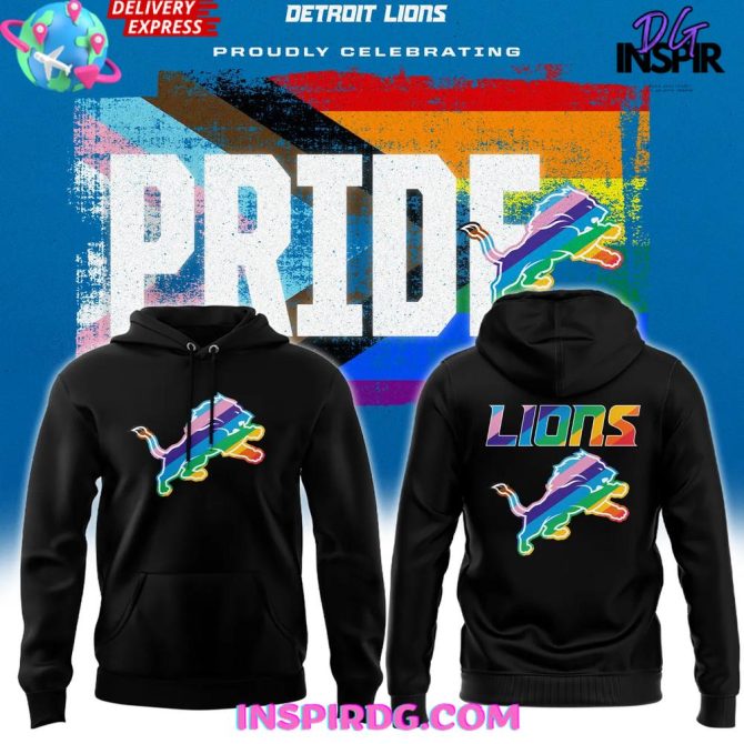 2025 Detroit Lions Pride Celebrating Edition All Over Print Hoodie