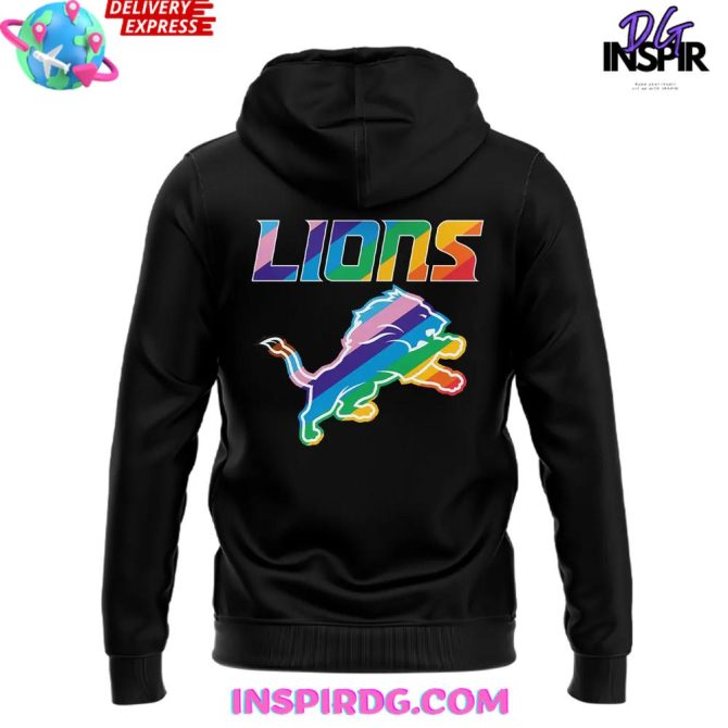 2025 Detroit Lions Pride Celebrating Edition All Over Print Hoodie - Image 3