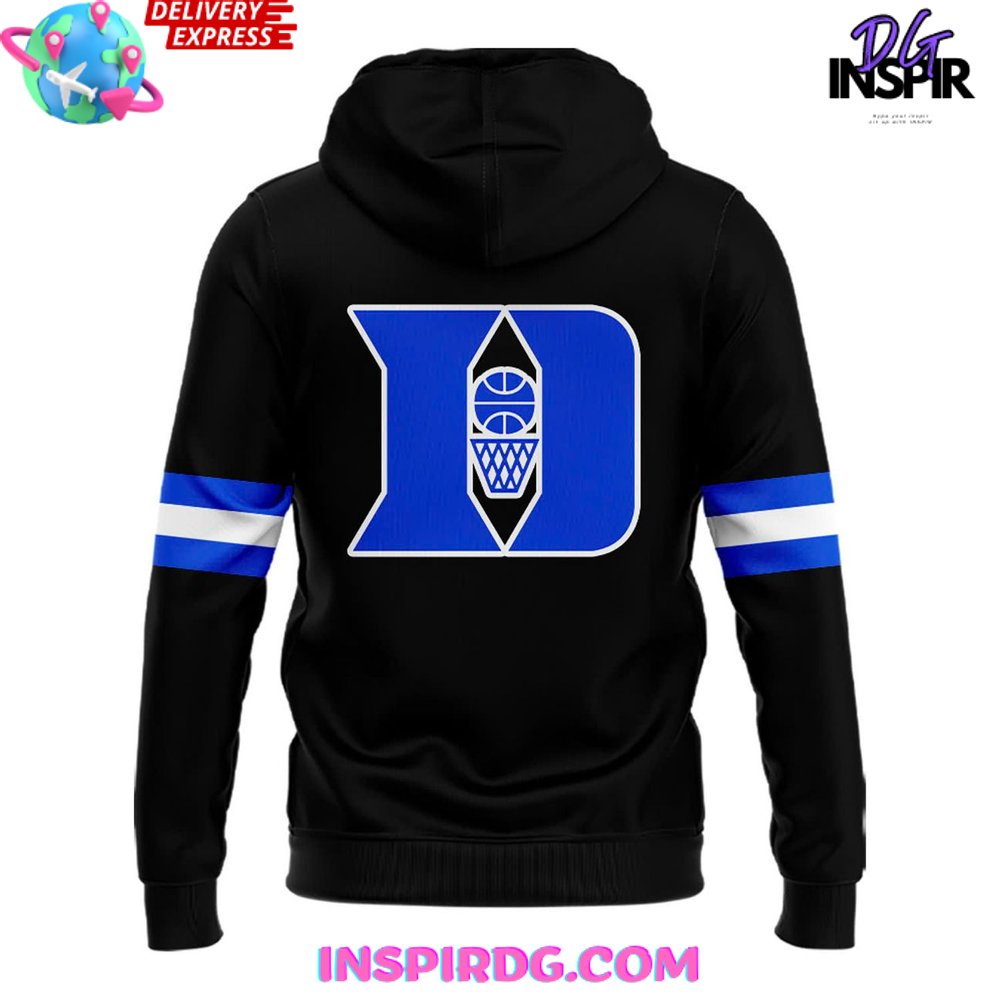 2025 Duke Men’S Basketball Black Uniform All Over Print Hoodie, 3D Hoodie - Image 3