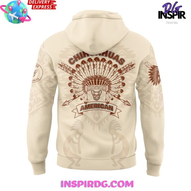 2025 El Paso Chihuahuas Celebrating Native American Heritage Special All Over Print Hoodie - Image 3