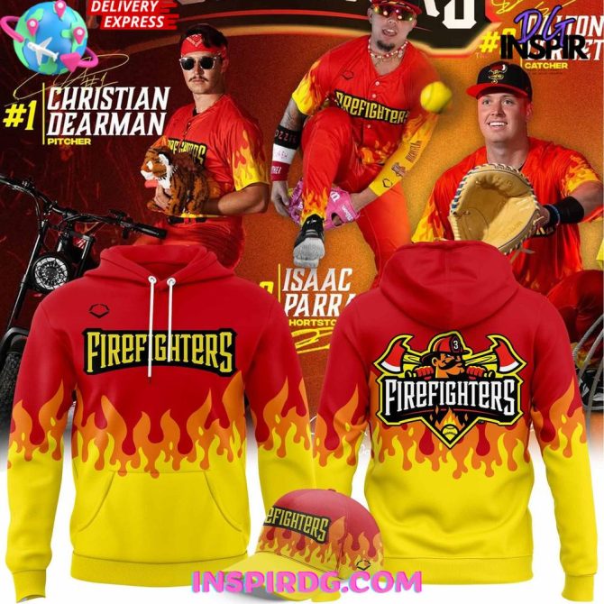 2025 Firefighters Game Day Special All Over Print Hoodie