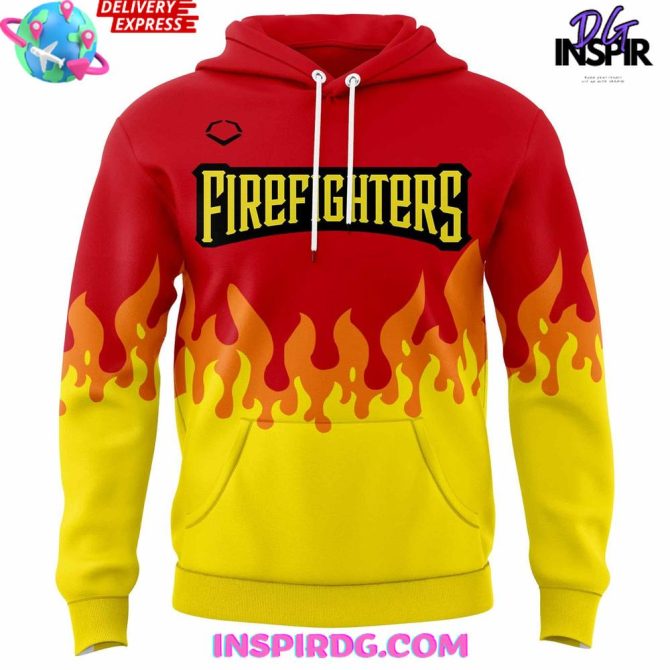 2025 Firefighters Game Day Special All Over Print Hoodie - Image 2