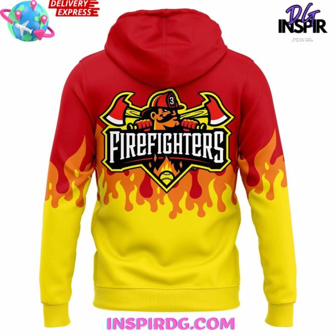 2025 Firefighters Game Day Special All Over Print Hoodie - Image 3