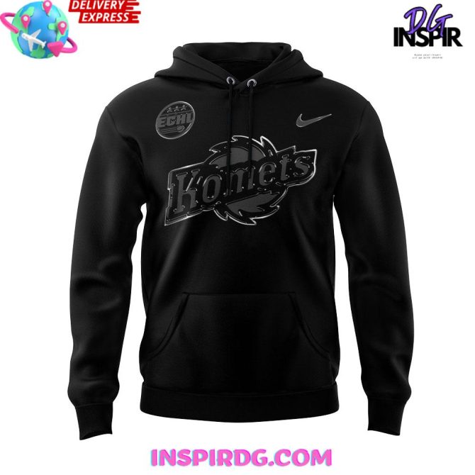 2025 Fort Wayne Komets Back In Black Limited All Over Print Hoodie - Image 2