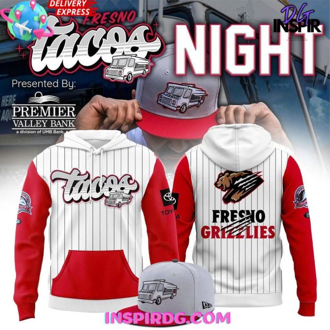 2025 Fresno Tacos Night Special Edition All Over Print Hoodie