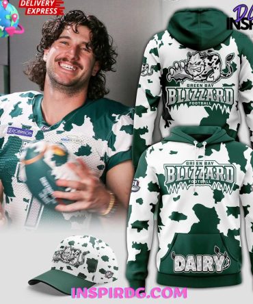 2025 Green Bay Blizzard X Dairy Night Special All Over Print Hoodie