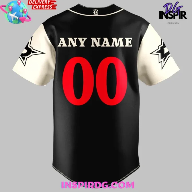2025 Texas Rangers X Dallas Stars Night Edition Baseball Jersey - Image 3