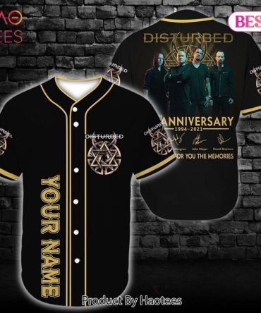 Custom Disturbed Band Anniversary Jersey - Personalized Rock Fan Gear By Haotees