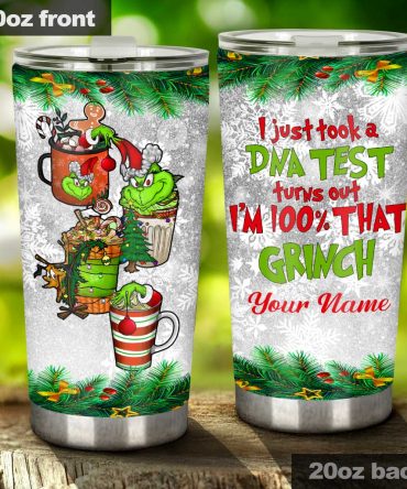 Dna Test - Personalized Christmas Stole Christmas Tumbler Grinch Tumbler