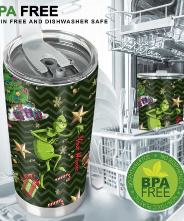 Merry Christmas - Personalized Stole Christmas Tumbler Grinch Tumbler