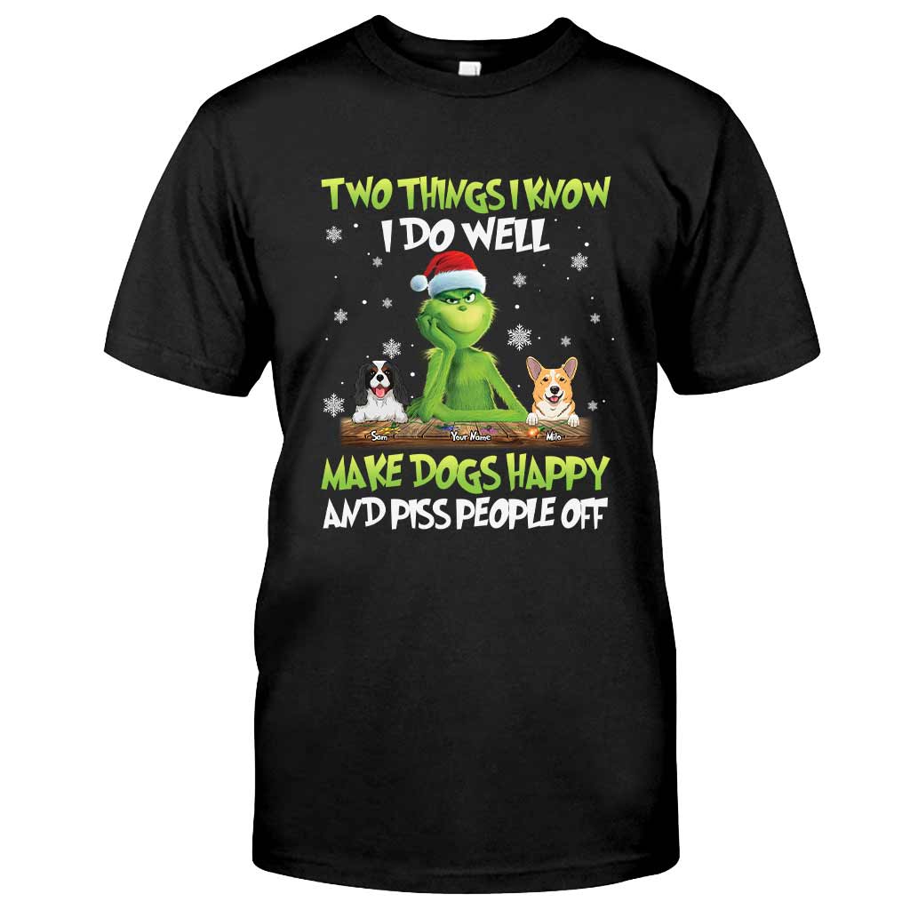 Two Things I Know - Personalized Stole Christmas T-Shirt And Hoodie Grinch T Shirt And Hoodie, Tee And Hoodie, Tshirt And Hoodie