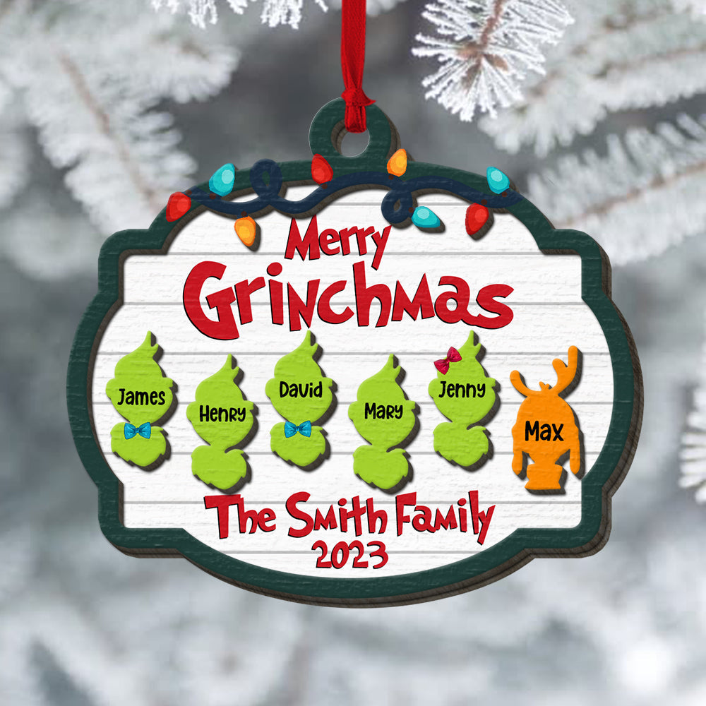 Best Family, Personalized Wood Ornament, Gifts For Family, Christmas Gifts, 03Hupo170823 - Image 4