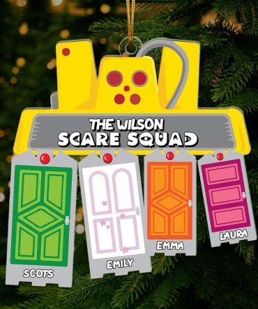 Personalized Christmas Gifts For Family Ornament, Scare Squad 03Kalu161024
