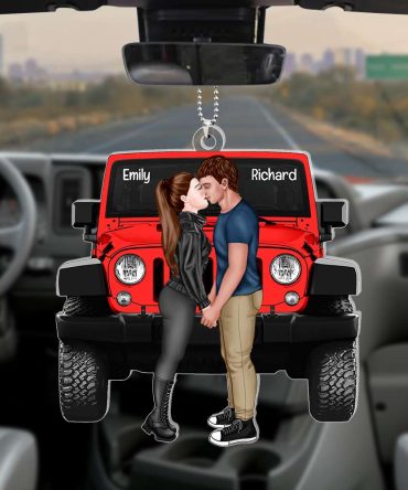 Personalized Gifts For Couple Car Ornament 03Ohqn130624Hh